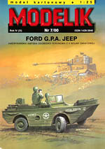 MODELIK: Ford G.P.A. Jeep, Nr. 7/00